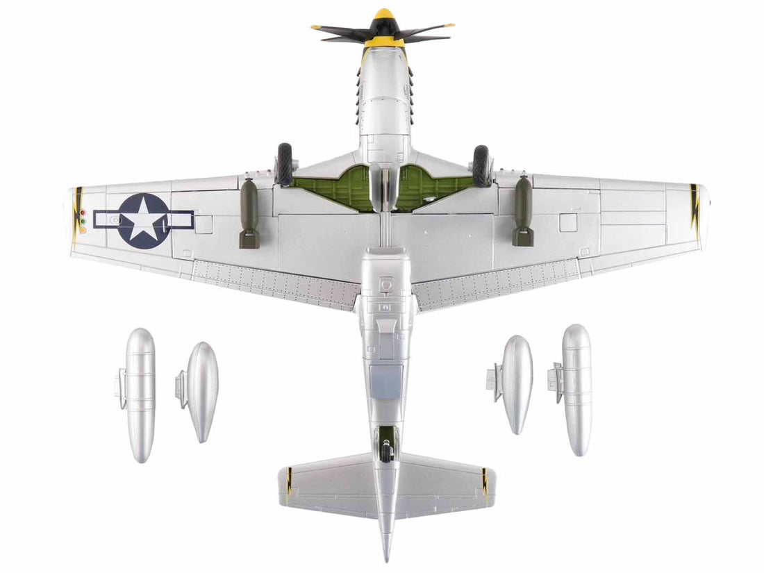 North American P-51D Mustang Fighter Aircraft "Lt. Col. McComas 118th Tactical Reconnaissance Squadron 23rd Fighter Group China" (1945) United States Army Air Force "Air Power Series" 1/48 Diecast Model by Hobby Master-3