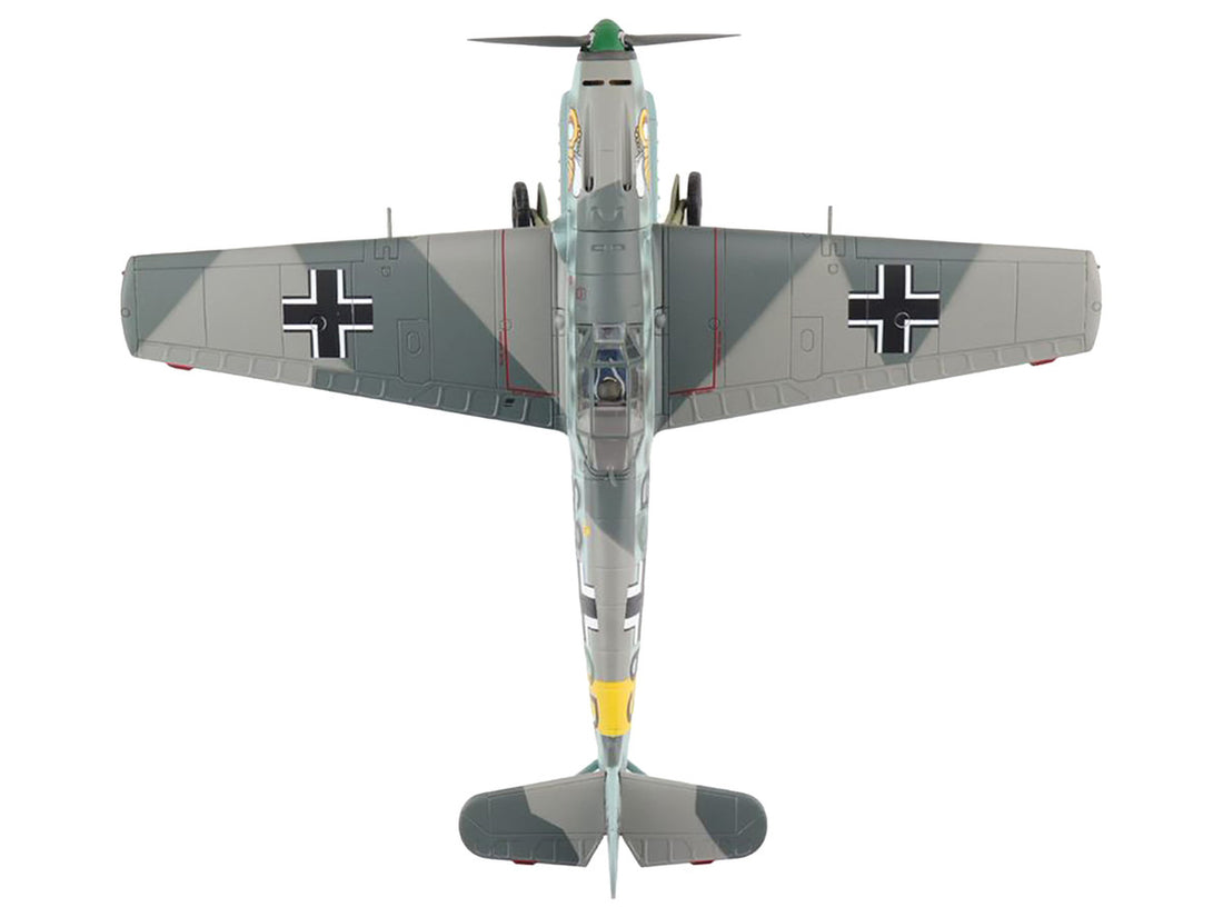 Messerschmitt Bf 109E-7B Fighter Aircraft "III./SKG 210 Russia" (1941) "Air Power Series" 1/48 Diecast Model by Hobby Master-2