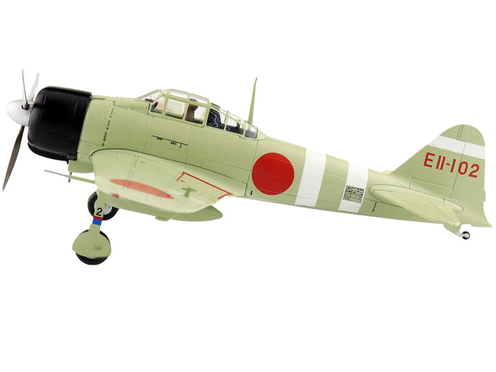 Mitsubishi A6M2 ZeroType 21 Fighter Aircraft "PO 1st Class Testsuzo Iwamoto Carrier Zuikaku Pearl Harbor" (1941) Imperial Japanese Navy Air Service "Air Power Series" 1/48 Diecast Model by Hobby Master-1