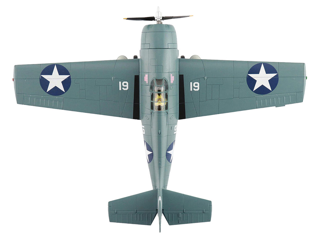 Grumman F4F-4 Wildcat Fighter Aircraft "Battle of Santa Cruz Lt. Swede Vejtasa VF-10 USS Enterprise" (1942) United States Navy "Air Power Series" 1/48 Diecast Model by Hobby Master-2