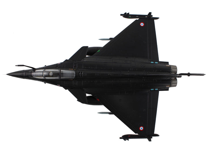 Dassault Rafale C Fighter Aircraft "C01 Farnborough Airshow" (1992) Armee de l'Air (French Air Force) "Air Power Series" 1/72 Diecast Model by Hobby Master-1