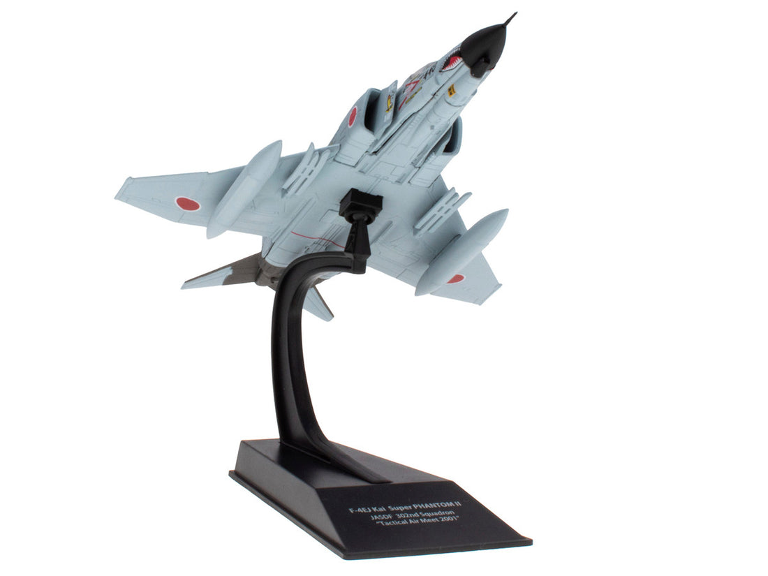 Mitsubishi F-4EJ Kai Super Phantom II Fighter Aircraft "302nd Squadron 83rd Air Wing Tactical Air Meet" (2001) Japan Air Self-Defense Force 1/100 Diecast Model by Hachette Collections-3