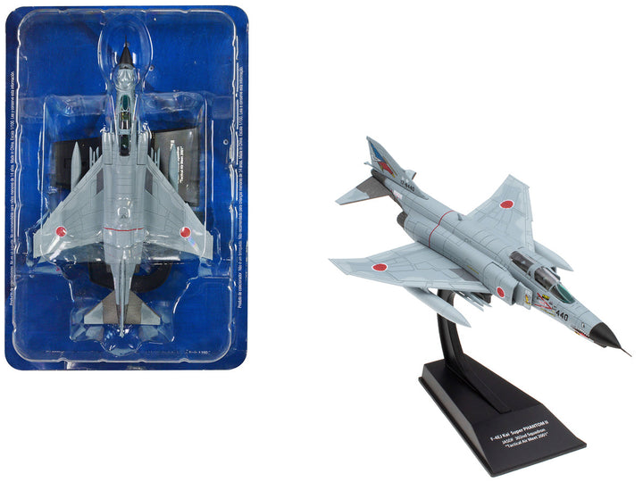 Mitsubishi F-4EJ Kai Super Phantom II Fighter Aircraft "302nd Squadron 83rd Air Wing Tactical Air Meet" (2001) Japan Air Self-Defense Force 1/100 Diecast Model by Hachette Collections-0