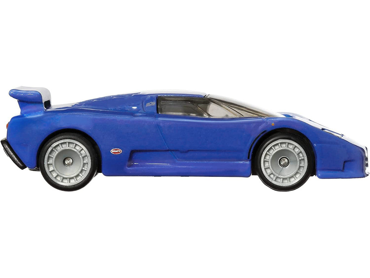 1994 Bugatti EB110 Blue "Exotic Envy" Series Diecast Model Car by Hot Wheels-1