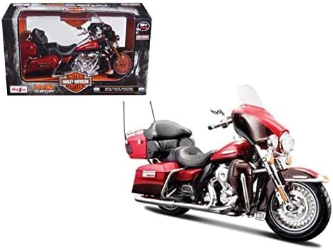 Harley-Davidson 2013 FLHTK Electra Glide Ultra Limited Motorcycle 1:12 Diecast by Maisto Packaging View