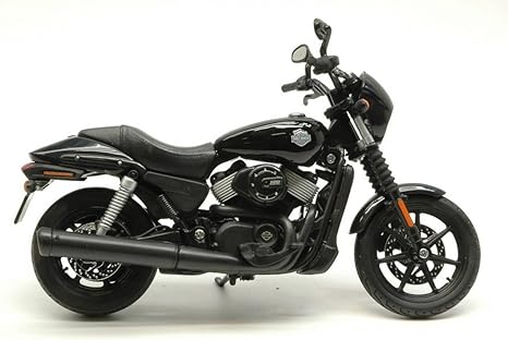 Harley-Davidson 2015 Street 750 Motorcycle 1:12 Diecast by Maisto Side View