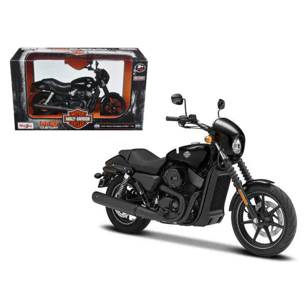 Harley-Davidson 2015 Street 750 Motorcycle 1:12 Diecast by Maisto Packaging View