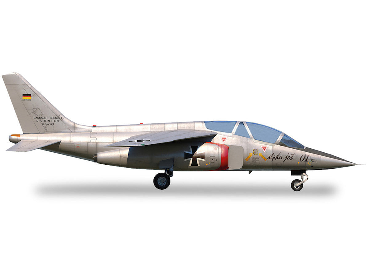 Dassault Alpha Jet Aircraft "01 Prototype" Registration AT24 "Military" Series 1/72 Diecast Model Airplane by Herpa-0
