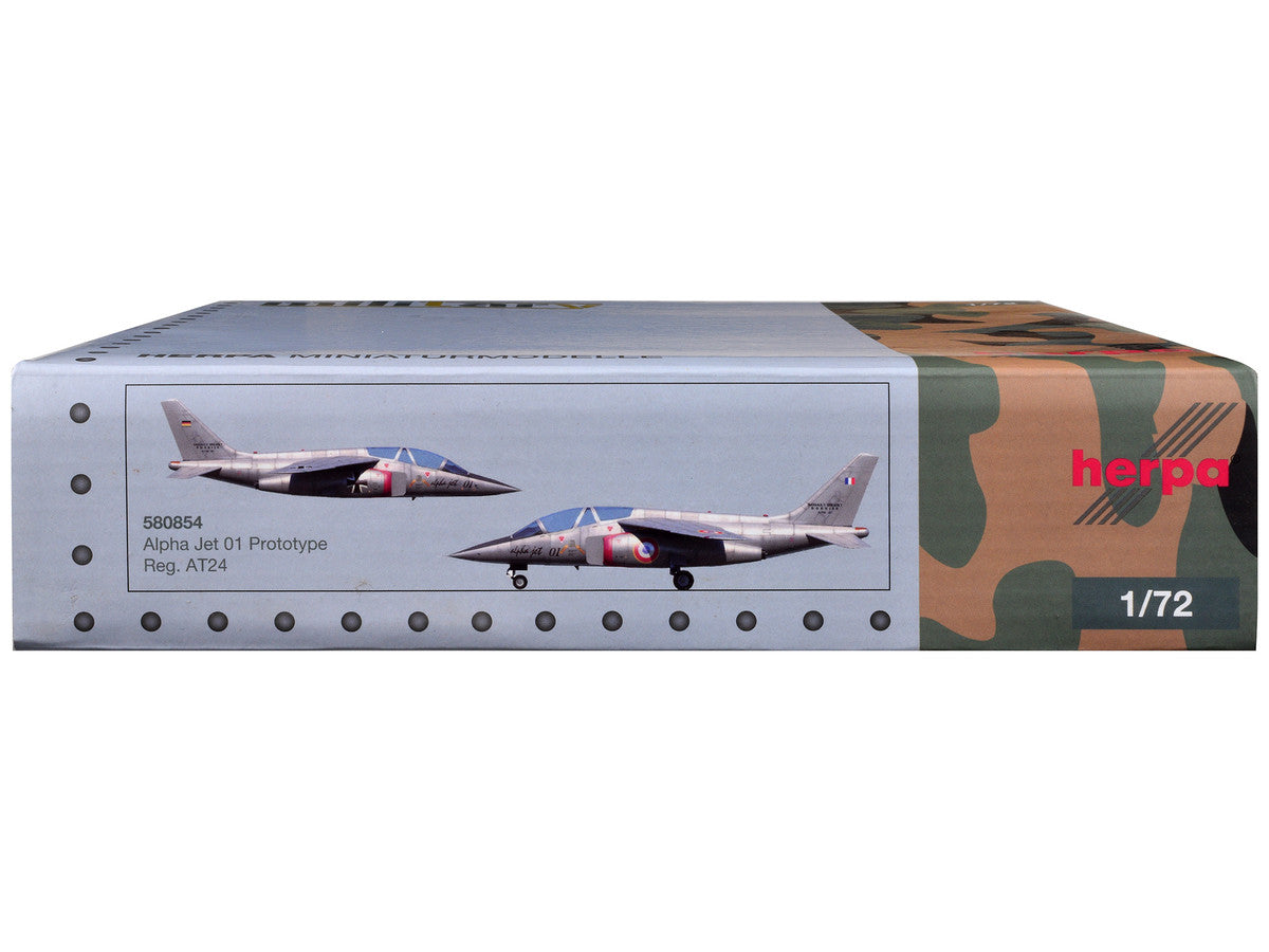 Dassault Alpha Jet Aircraft "01 Prototype" Registration AT24 "Military" Series 1/72 Diecast Model Airplane by Herpa-2