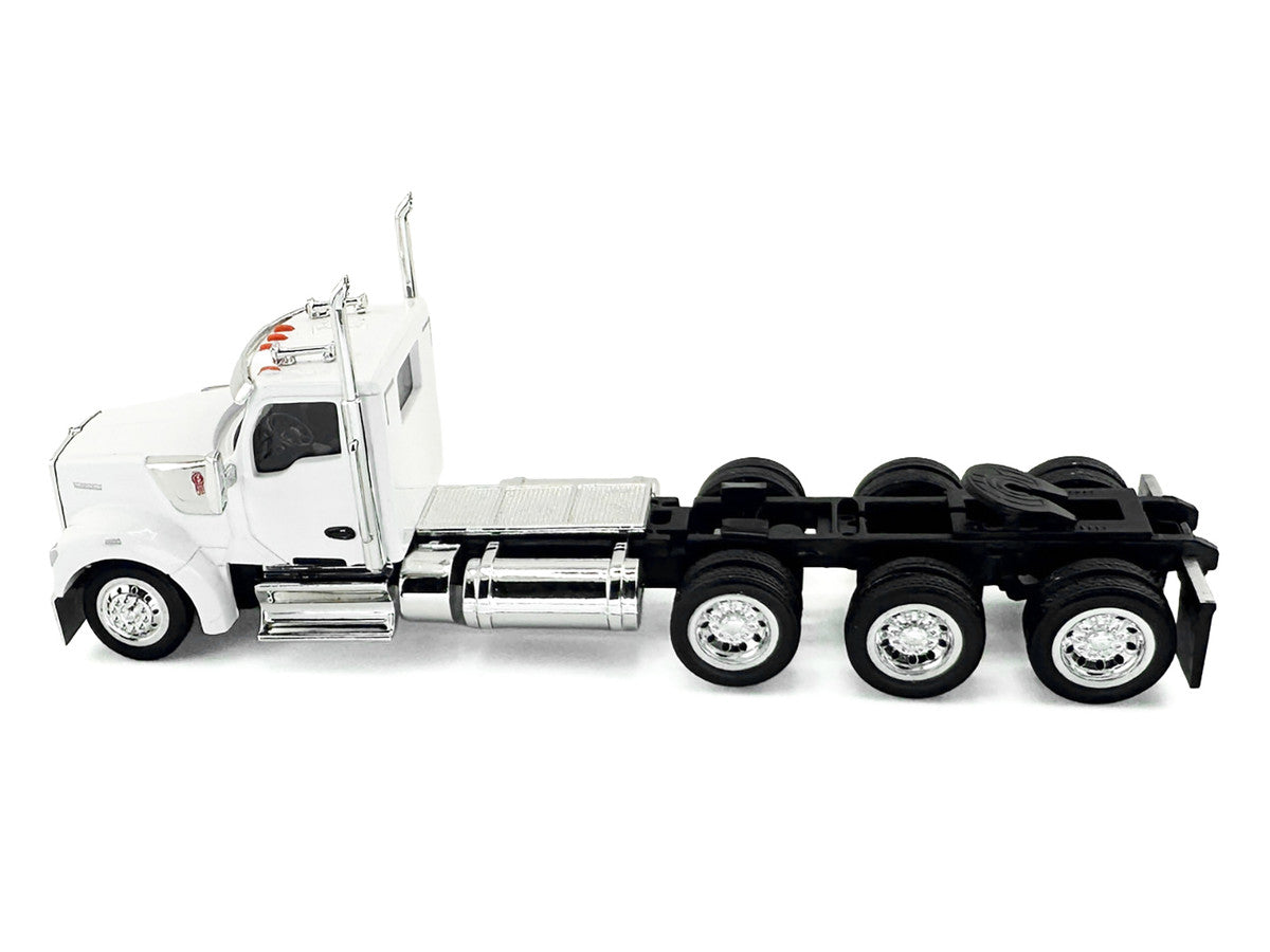 Kenworth W990 3-Axel Day Cab White 1/87 (HO) Plastic Model Car by HO Logistics 2