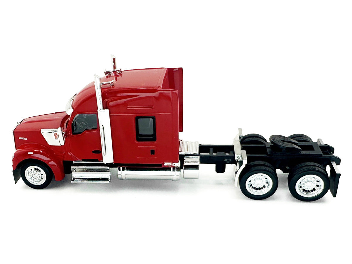 Kenworth W990 with Stand Up Sleeper Cab Red 1/87 (HO) Plastic Model Car by HO Logistics 2