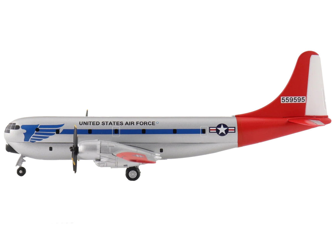 Boeing 377 C-97G Stratofreighter Transport Aircraft "45-59595 Angel of Deliverance" United States Air Force "Airliner Series" 1/200 Diecast Model by Hobby Master-2