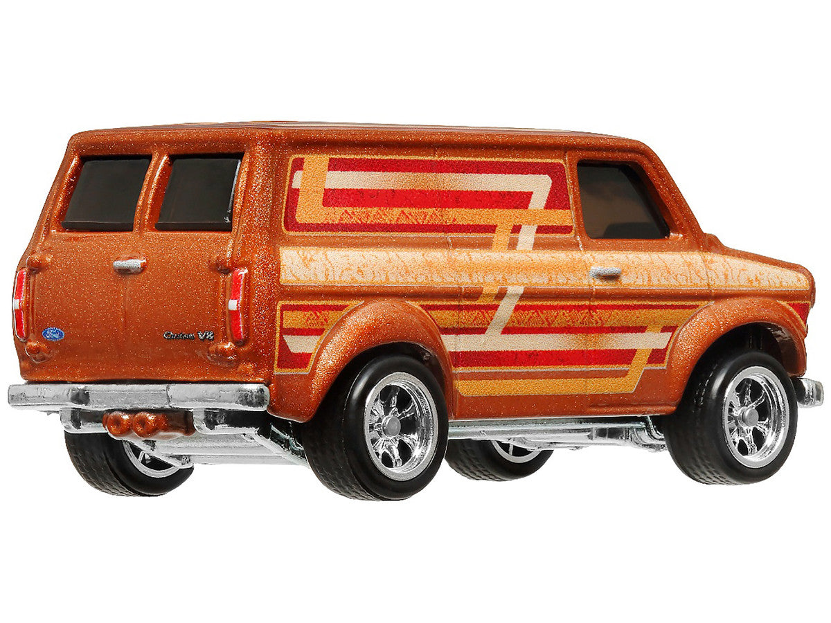 Ford Transit Supervan Copper Metallic with Graphics "Boulevard" Series Diecast Model Car by Hot Wheels-2