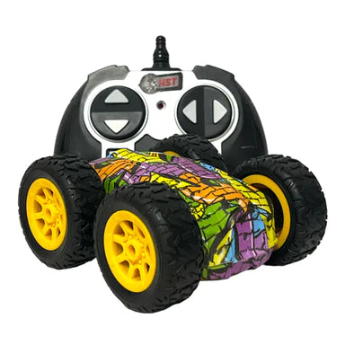 Turbo Topz Wild Style Remote Control Car Toy by HST QF-526-528 Graffiti Yellow