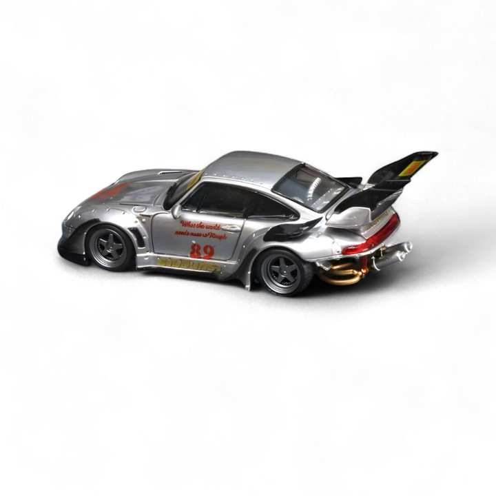 Porsche RWB 993 Double Exhaust Heavenly Livery Higher Tail 1:64 by Street Weapon  2