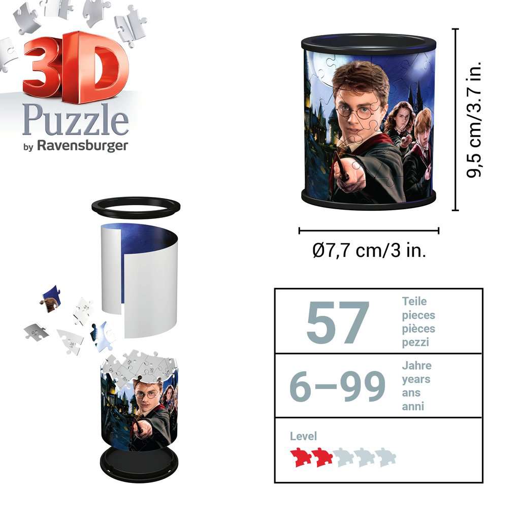 Harry Potter Pencil Cup 57 Piece 3D Jigsaw Puzzle Ravensburger 3