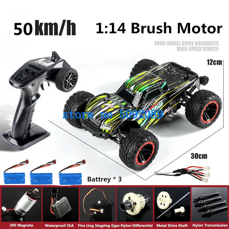 High-Speed 1:14 Metal RC Drift Car - Waterproof & All-Terrain Fun-15