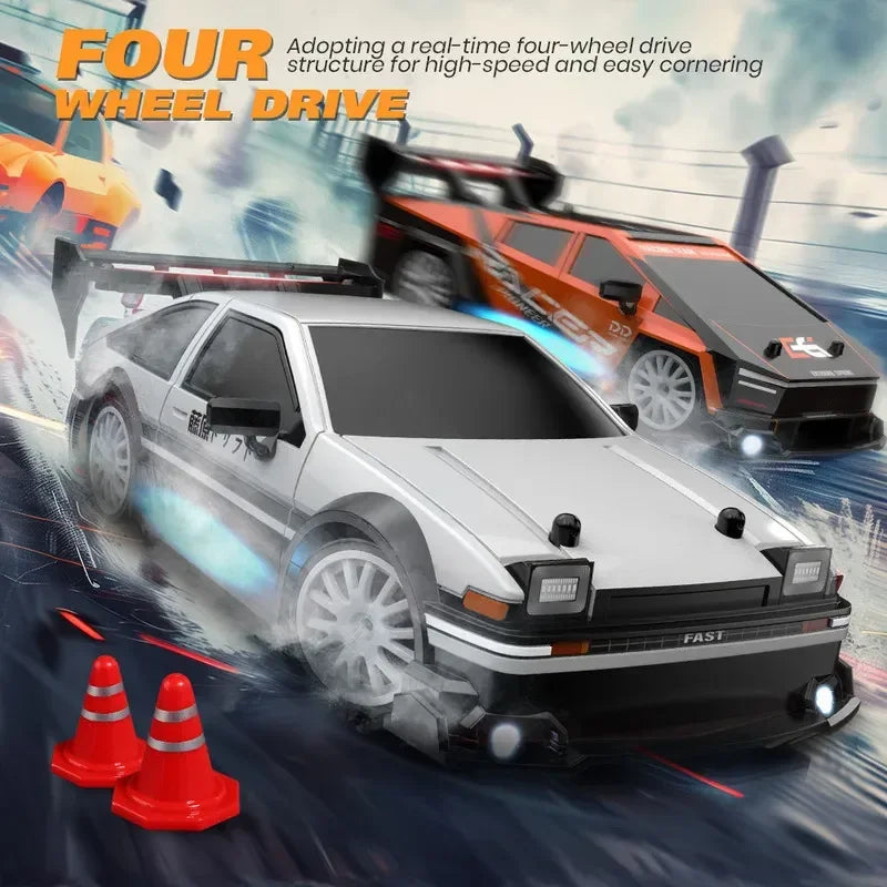 High-Speed 1:24 Remote Control Drift Car - Mustang AE86 Racing Toy-3