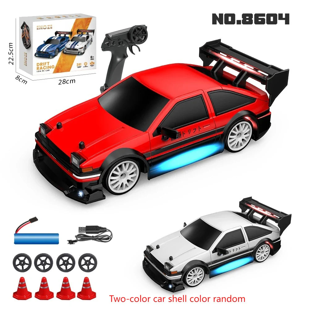 High-Speed 1:24 Remote Control Drift Car - Mustang AE86 Racing Toy-7