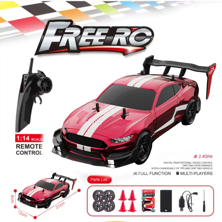 High-Speed RTR Mustang 1:14 4WD Drift RC Car 2