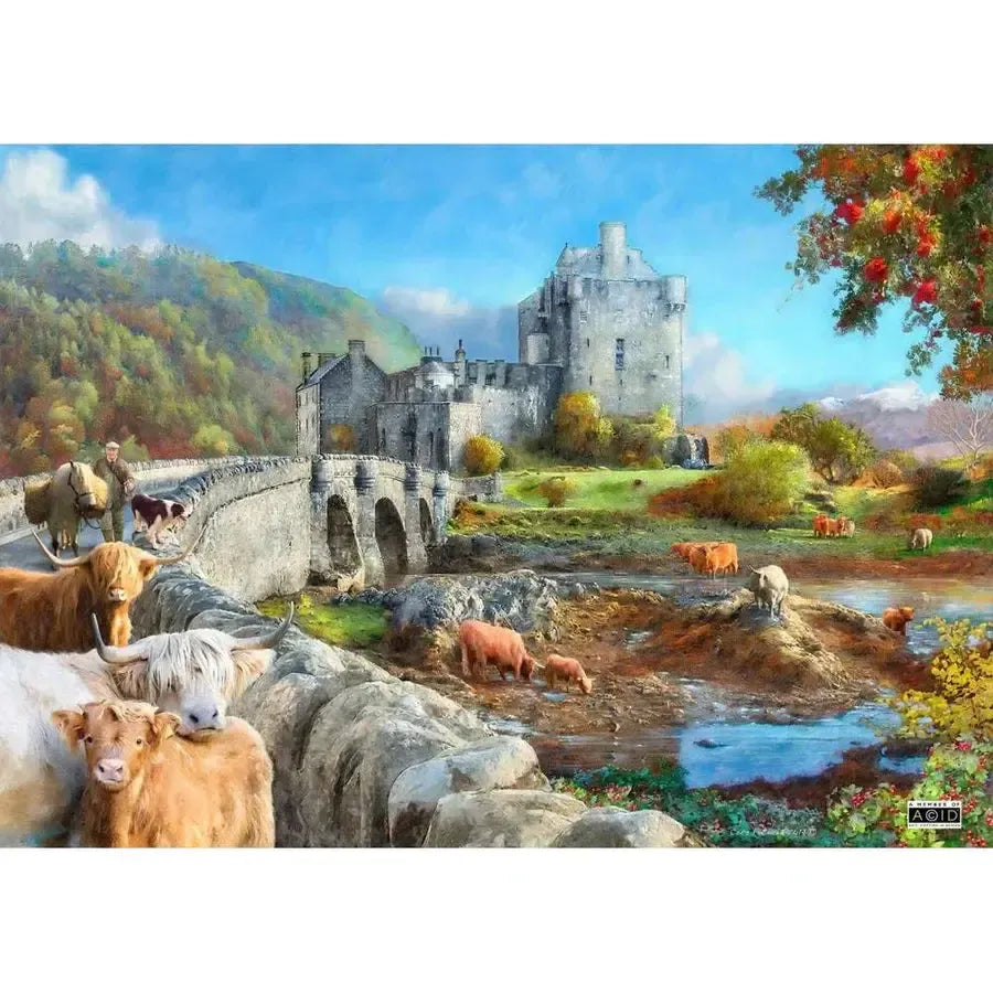 Highland Morning 1000 Piece Jigsaw Puzzle HOP