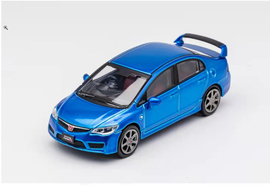 Honda Civic Type R (FD2) 1:64 Scale Diecast Model by DCT in Blue