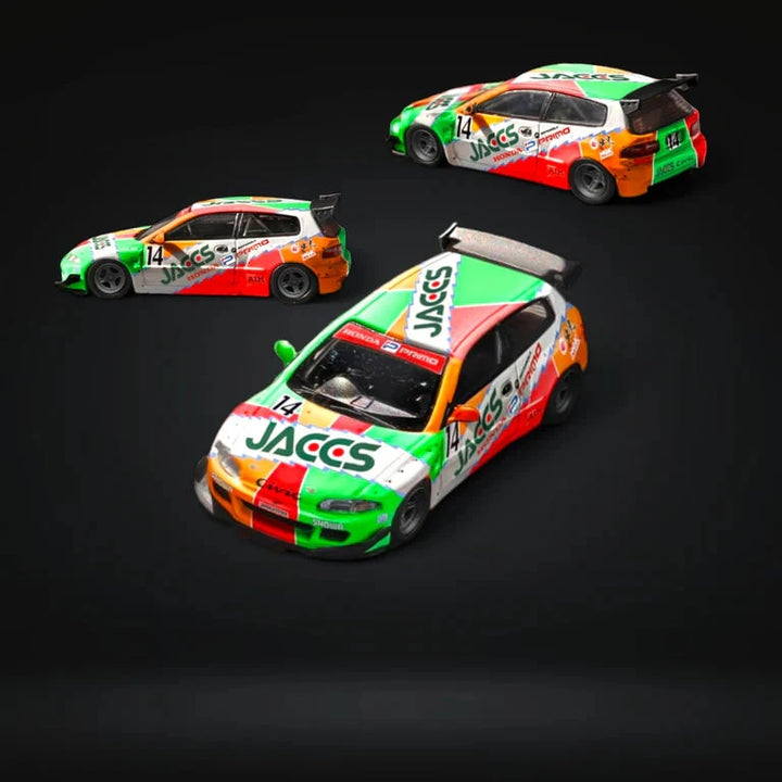 Honda Civic EG6 5th Gen MK5 Rocket Bunny JACCS #14 Livery 1:64 by Fuji
