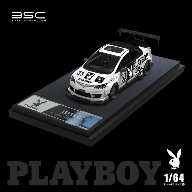 Honda Civic Type R FD2 Playboy Livery 1:64 Scale Diecast by BSC