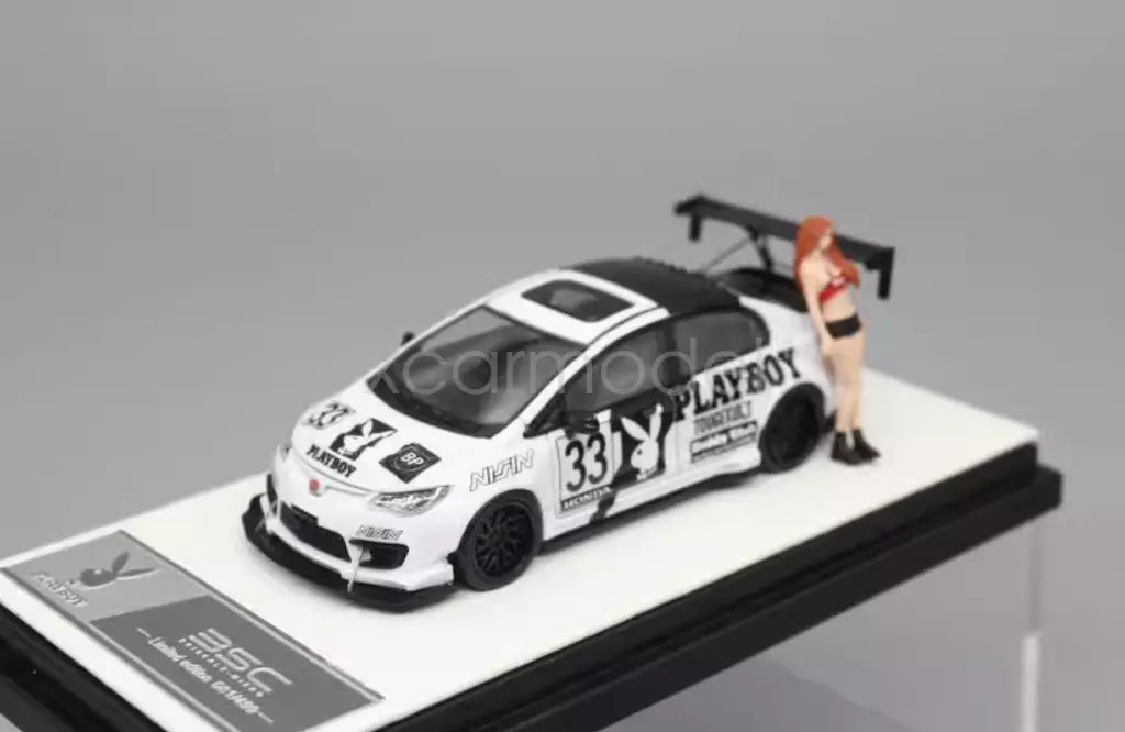Honda Civic Type R FD2 Playboy Livery 1:64 Scale Diecast by BSC 5