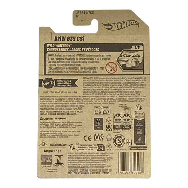 Hot Wheels BMW 635 CSi - Wild Widebody Series 1/5 2