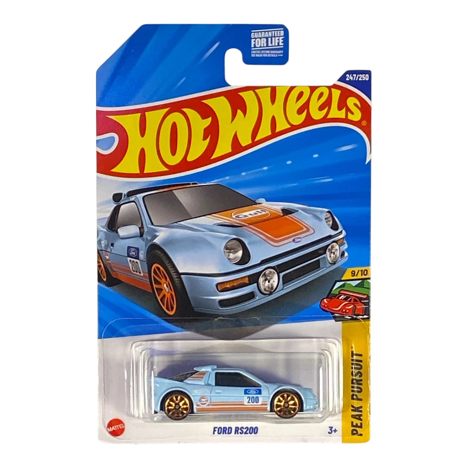 Hot Wheels Ford RS200 - Peak Pursuit Series 9/10