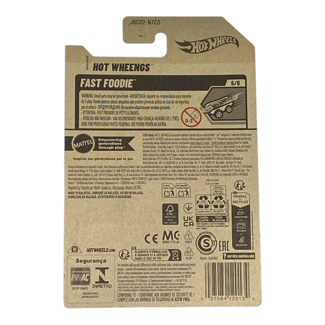 Hot Wheels Hot Wheengs - Fast Food Series 5/5 2