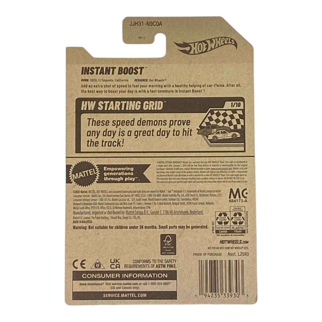 Hot Wheels Instant Boost - HW Starting Grid Series 1/10 2