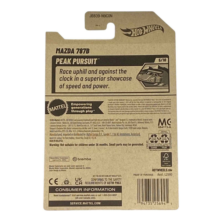 Hot Wheels Mazda 787B - Peak Pursuit Series 5/10 (Damaged Packaging) 2