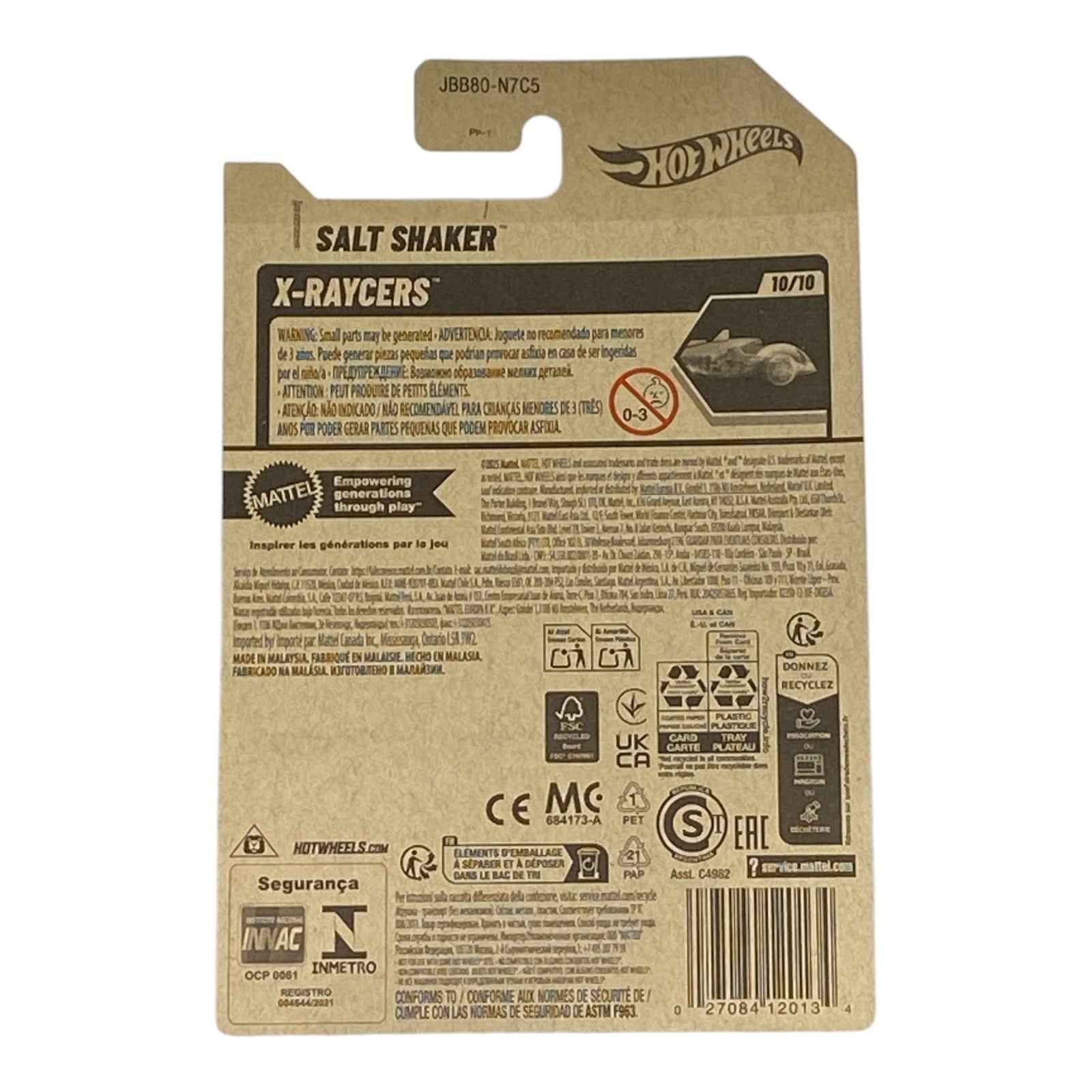 Hot Wheels Salt Shaker - X-Raycers Series 10/10 2