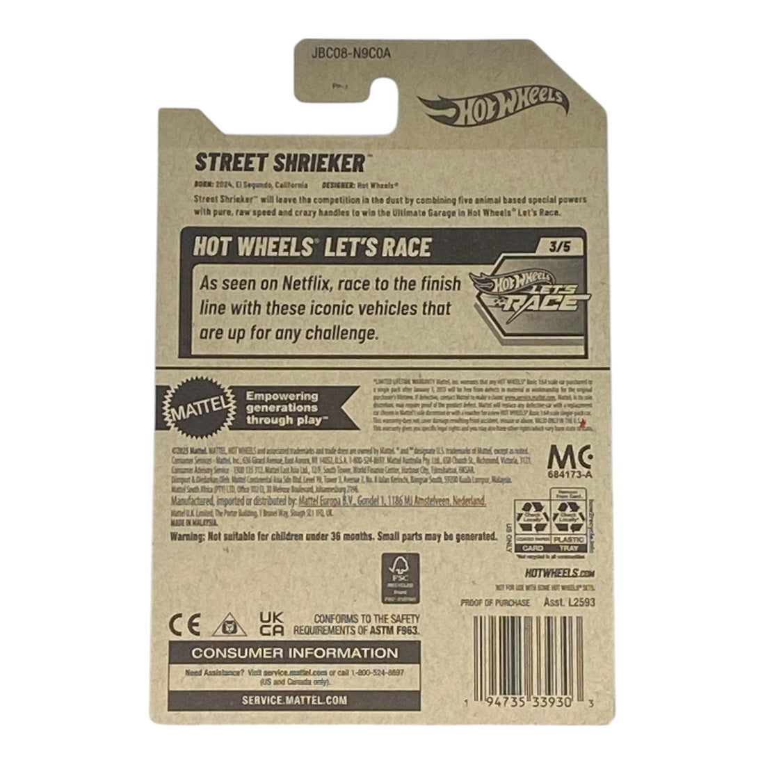 Hot Wheels Street Shrieker - Let's Race Series 3/5 2