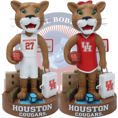 Houston Cougars Basketball Welcome to San Antonio Bobbleheads