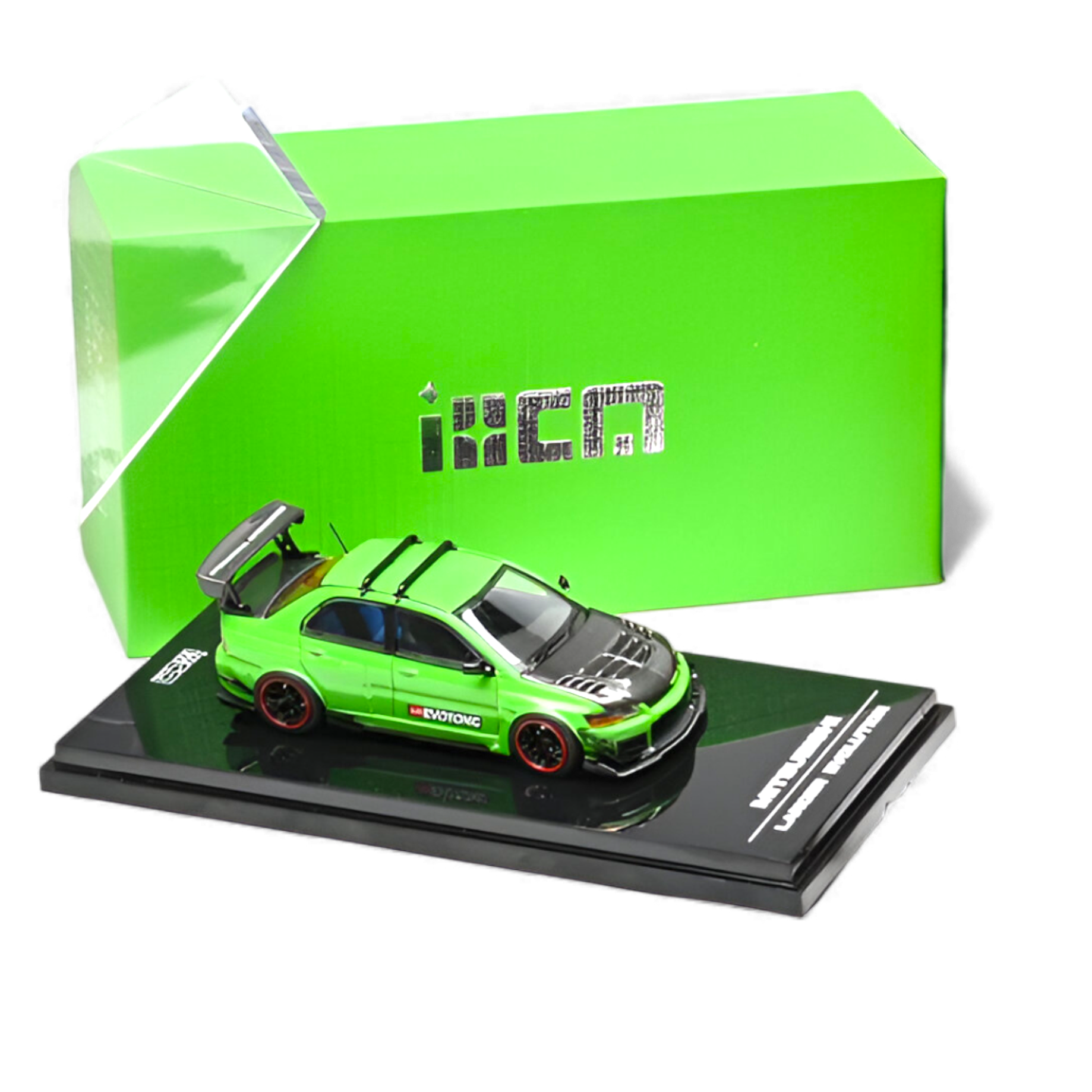 Mitsubishi Lancer Evo IX Parrot Green 1:64 by IHCM  3