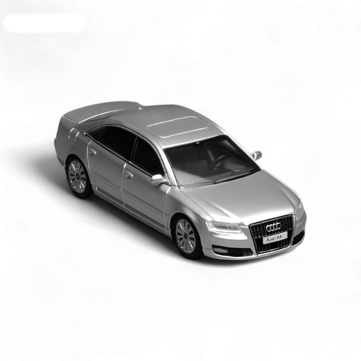 Audi A8 D3 Facelift Silver 1:64 by Motorhelix  2