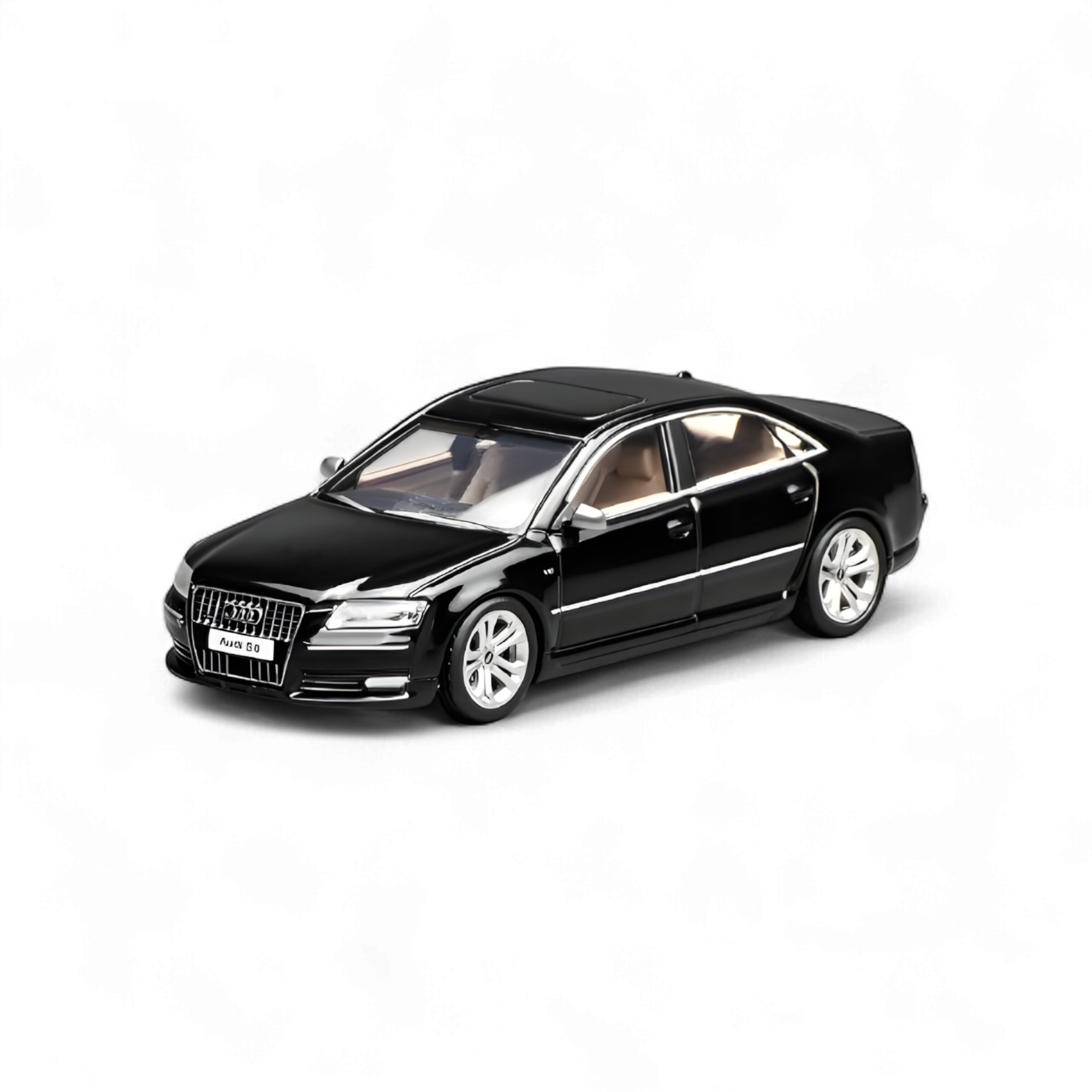 Audi S8 D3 Brilliant Black 1:64 by Motorhelix 