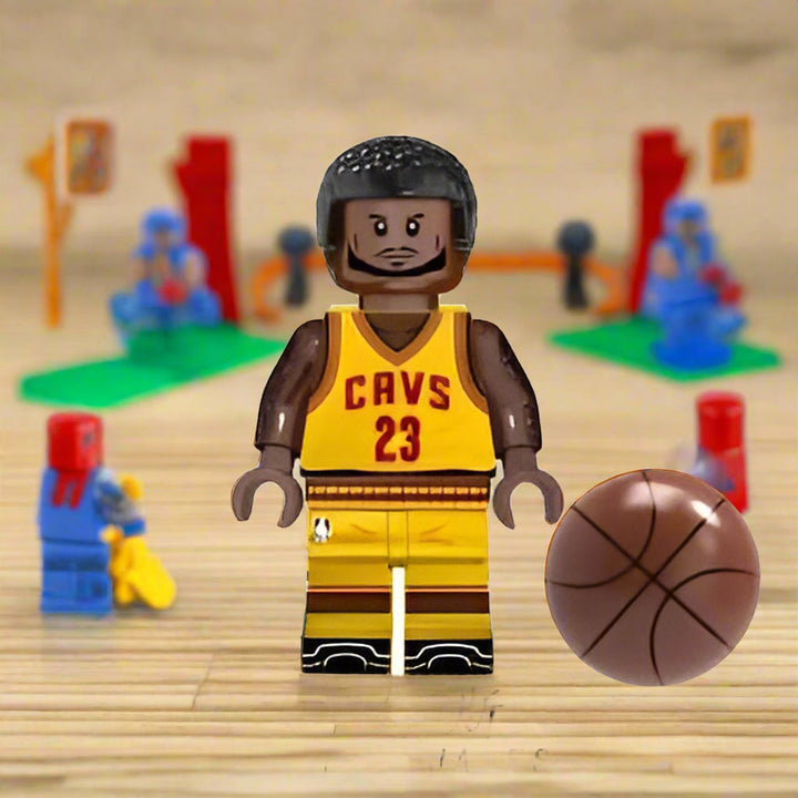LeBron James Cavaliers Custom Basketball Minifigure by Lego