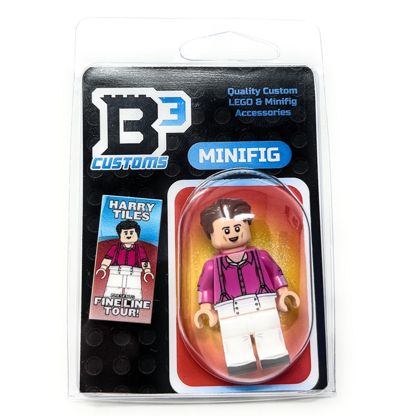 Harry Tiles Custom Musician Minifig w/ Concert Poster (Fine Line Tour) 5