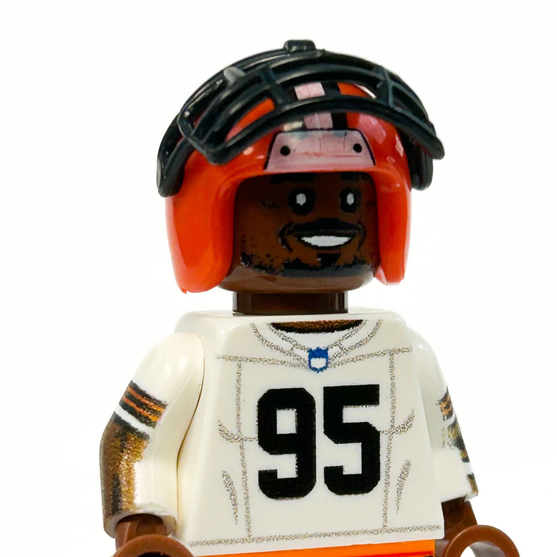 #95 DE Cleveland Football Player Minifig 2