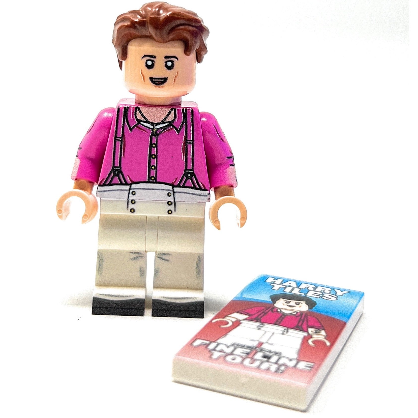 Harry Tiles Custom Musician Minifig w/ Concert Poster (Fine Line Tour) 4