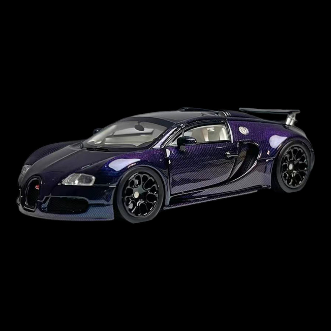 Bugatti Veyron Chameleon Carbon Purple Resin 1:64 by LJM