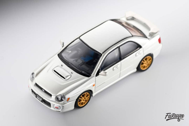 Subaru Impreza WRX STI Sedan Mk2 GD Bugeye 1:64 by Furuya White Top