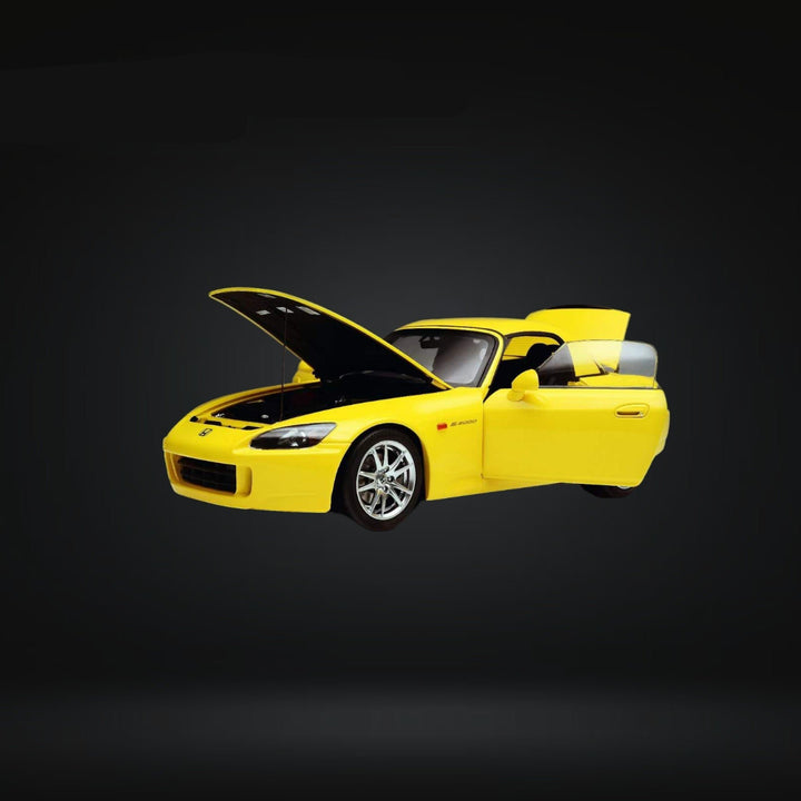 Honda S2000 AP2 INDY YELLOW PEARL 1:18 Scale by MOTORHELIX Open Hood