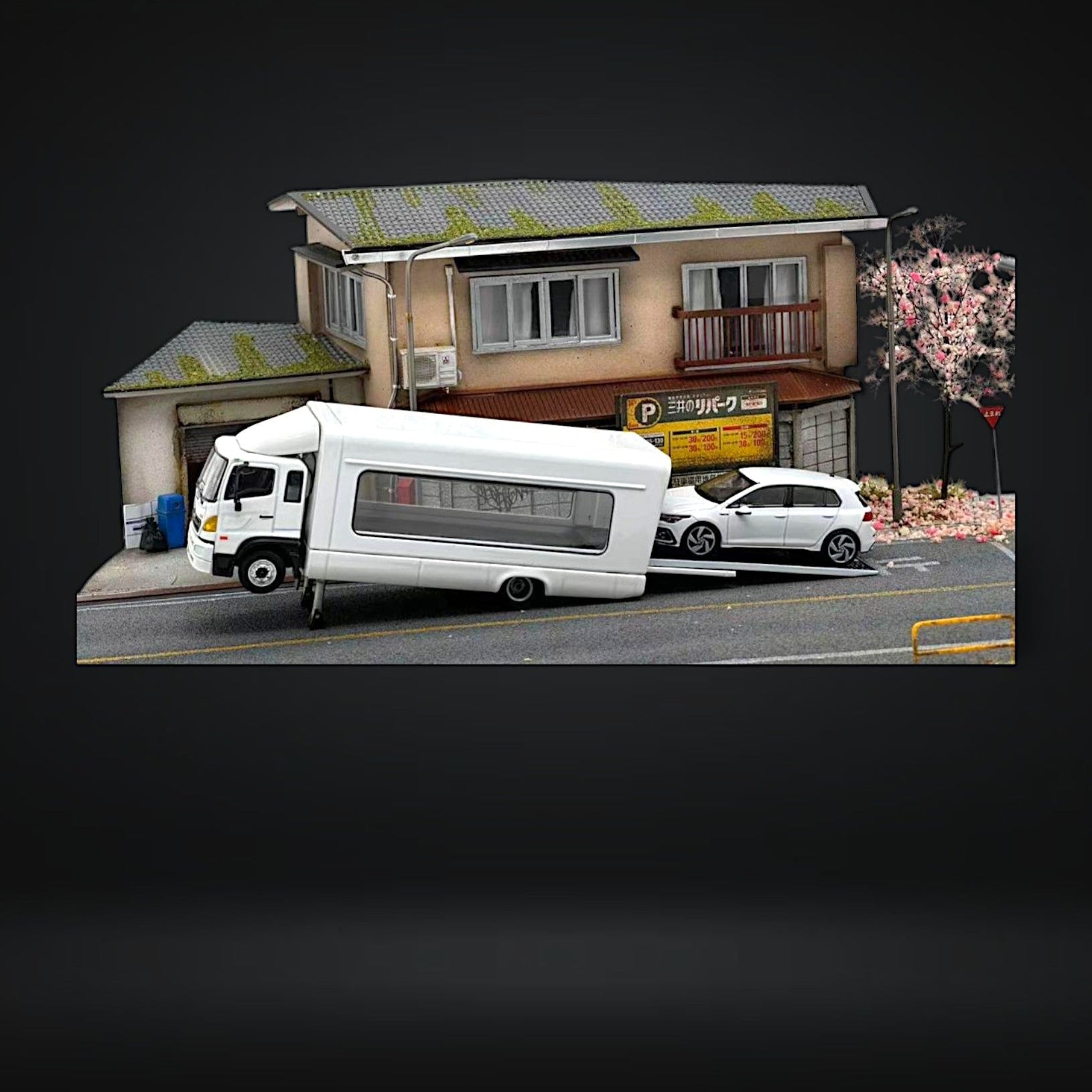 Hino 500 HINO Ranger 5th Generation Outriggers WHITE 1:64 by Unique Model 