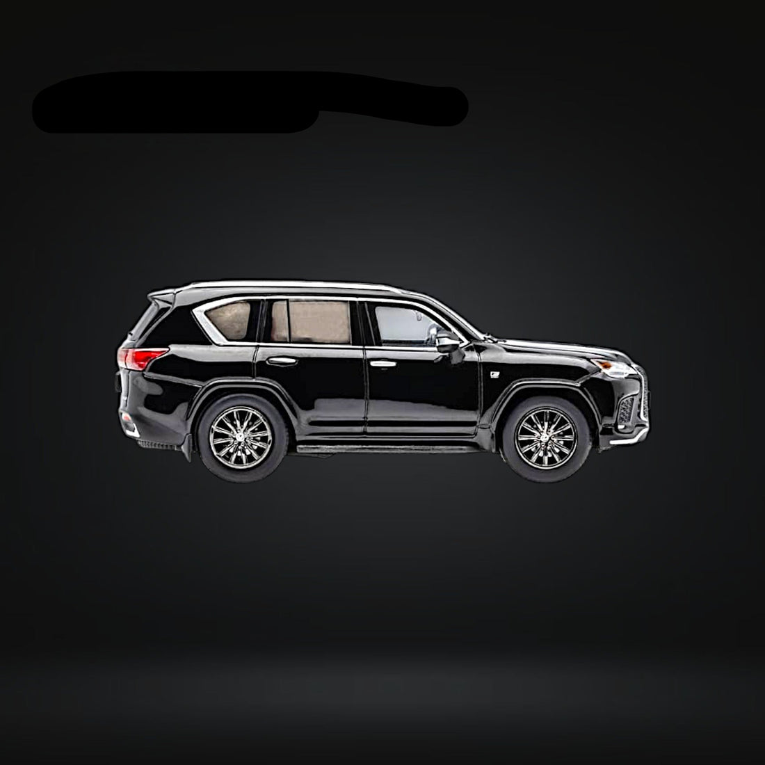 Lexus LX600 Sport BLACK w/ Active Suspension 1:64 by GCD - 2