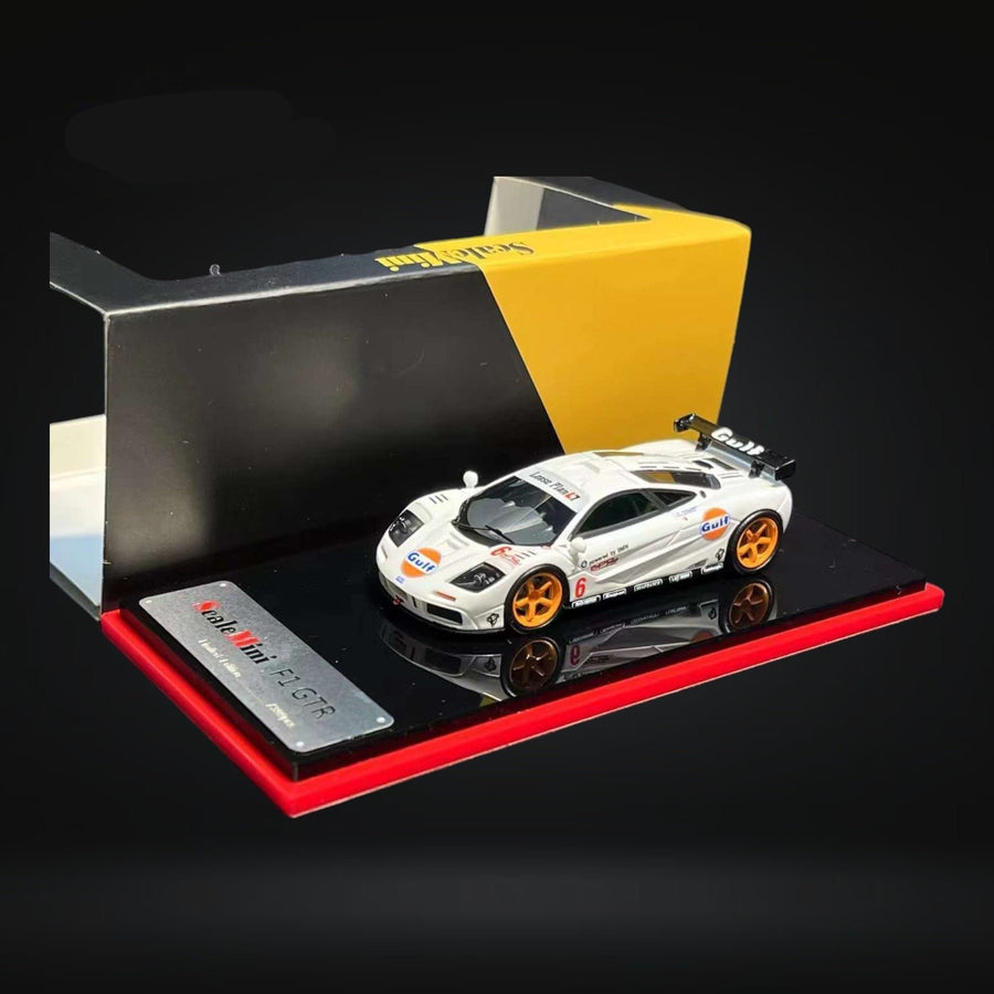 McLaren F1 GTR Gulf Livery #6 Resin Model Limited to 399 PCS 1:64 by Scale Mini